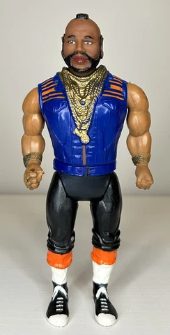 VTG The A TEAM Action Figure 1983 B. A. Baracus Mr. T 6" Cannell Prod HTF Toy Cover