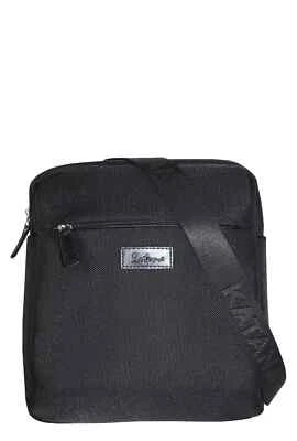 Pochette à bandoulière pour homme nylon garni cuir - Photo 1/4