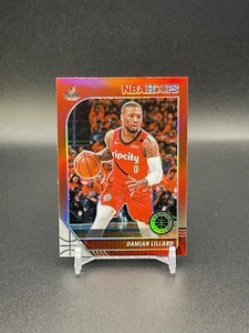 Damian Lillard 2019-20 Panini NBA Hoops Premium Stock 157 Red Prizm Color Match - Picture 1 of 3