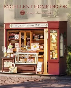 Rolife DIY Miniature House Dessert Shop Model Building Kit Gift for Adult Child - Picture 1 of 8