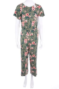 Ohne Label Jumpsuit Blumen Print D 40 Grüntöne rosa Beerentöne - Bild 1 von 3