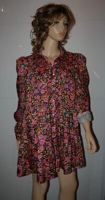 SILVIAN HEACH Luxus Stufen Bluse - Kleid in  gr. It. 44 EU 40 NP 89 - Bild 1 von 4