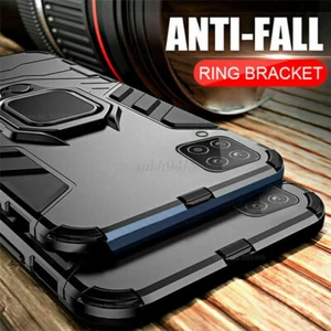 For Samsung Galaxy A12 5G Shockproof Hybrid Armor Ring Holder Case Cover AU - Picture 1 of 15