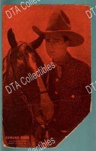 EDMUND COBB-SILENT FILM-1920-ARCADE CARD G