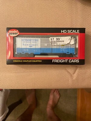 HO SCALE MODEL POWER 7970 BALTIMORE &OHIO SENTINAL. BOX CAR, ORIG BOX   5-210-5 - Image 1 of 4