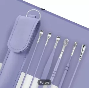 3-teiliges Ohr Pick Reinigungsset Ohrwachs Entferner Reiniger Kürette Edelstahl Kit - Bild 1 von 1