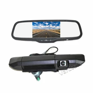 Tailgate Reverse Backup Camera & 5'' Rear View Mirror Monitor for Toyota Tacoma - Picture 1 of 8