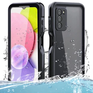 For Samsung Galaxy A03s Waterproof Case Shockproof Rugged Full Body Clear Cover - Picture 1 of 8