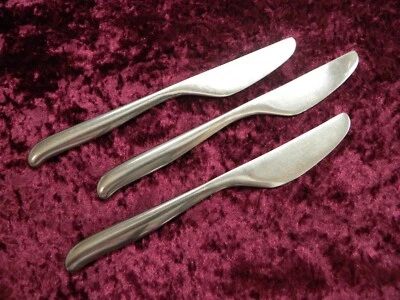 DISEÑO 2 Cuchillos de Cena x3 Lauffer Acero Inoxidable 18/8 Alemania SIN MARCAR BONITOS Foto 1 de 4