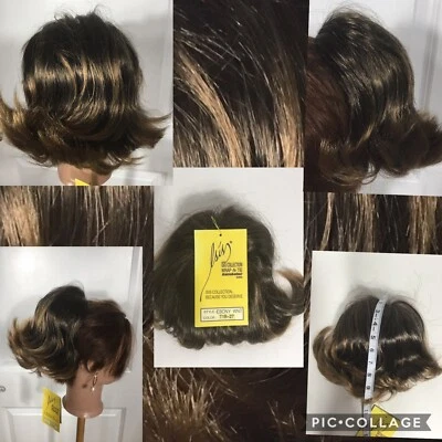 ¡NUEVO! Pieza de pelo ISIS cola de caballo envoltura-n-corbata cordón marrón/oro rubio nuevo con etiquetas (I-B27) Foto 1 de 4