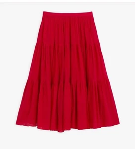 FALDA MIDI 3 NIVELES AGNES B PARIS NUEVA CON ETIQUETAS TALLA 40 - Imagen 1 de 9