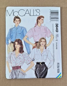 Vintage 1988 McCall's Schnittmuster 3849 (14-16-18) Misses' Bluse UNCUT - Bild 1 von 2