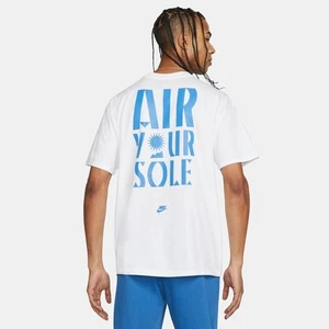 NWT Nike Air Graphic Tee Men’s Size XXL White Blue Evil Eye - Picture 1 of 8