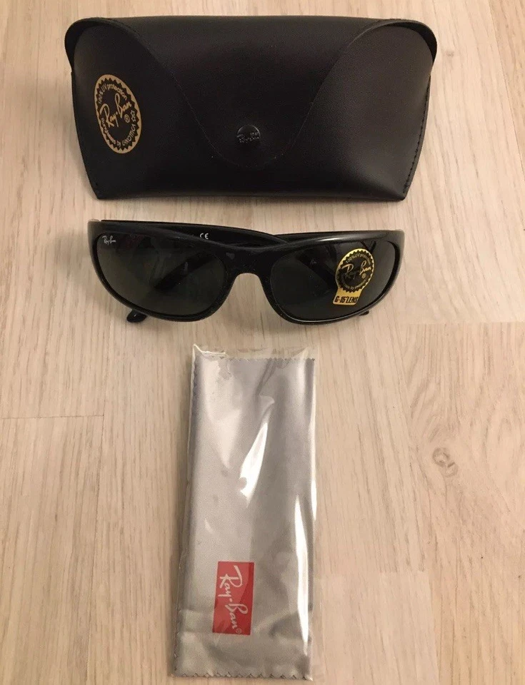 Original RAY BAN PREDATOR Sonnenbrille schwarz UNISEX Motorrad Brille Biker - Bild 1 von 4