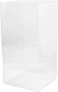 Acrylic Display Case, 12x12x24 Inch Tall Clear Dust-Proof Box - Picture 1 of 12