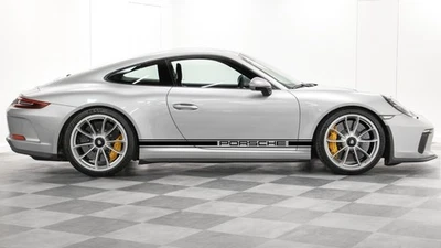 Juego de calcomanías gráficas laterales triple raya larga 991 personalizadas Porsche 911 2012-2019 Foto 1 de 4