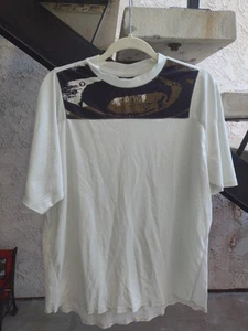Vintage Oakley Jersey Shirt White with Mesh Back Size Large - Picture 1 of 6
