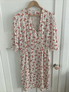 Antonette 40 Vintage Dress Bow Detail Made In Germany - Picture 1 of 6