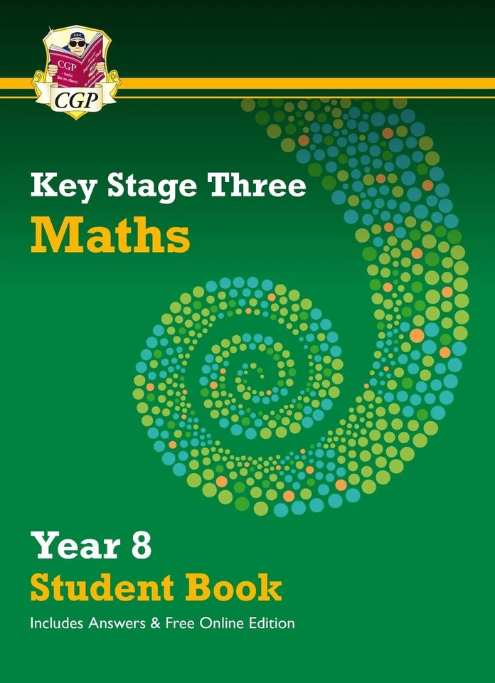 KS3 Maths Year 8 Student Book - with answers & Online Edition by CGP Books Paper - Image 1 of 1