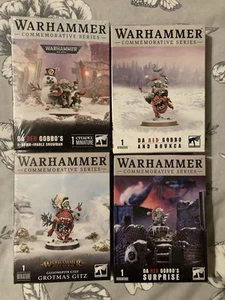 Warhammer/40k Commemorative Series- Da Red Gobbo - Gloomspite Gitz Set Of 4 - Picture 1 of 2