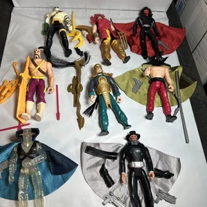 The Shadow 1994 Kenner 8 Action Figures Most Complete - Picture 1 of 9