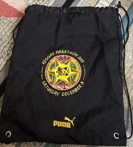 Puma Anniversary Marathon 2011 Draw String Nylon Back Pack. Black - Picture 1 of 2