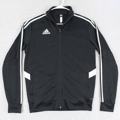 Adidas Tiro Full Zip Track Jacket Mens Size S Black Polyester - Image 1 of 4