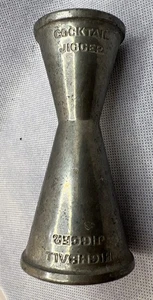 Vintage A & J Metal Cocktail Jigger Highball Jigger Shotglass Antique Barware - Picture 1 of 5