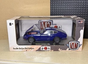 M2 Machines 1970 Nissan Fairlady Z432 blau/lila 1/24 Diecast Auto Japan Neu in OVP - Bild 1 von 14