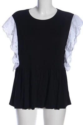 C&C CALIFORNIA Crash-Bluse Damen Bluse Gr. DE 38 schwarz-weiß Casual-Look - Bild 1 von 4