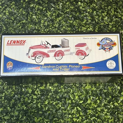 GENDRON CUSTOM PIONEER & TRAILER  Lennox PEDAL CAR CROWN PREMIUMS NIB - Image 1 of 4