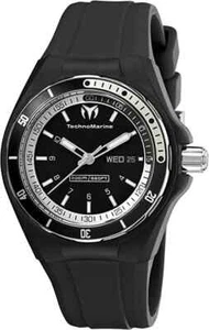Reloj TechnoMarine Unisex 110012 Cruise Sport 3 Manecillas Esfera Blanca y Negra - Imagen 1 de 2