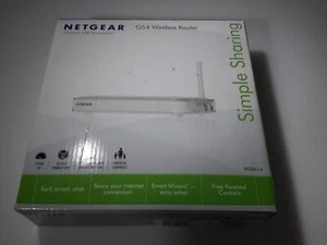 Netgear WGR614 54 Mbps 4-Port 10/100 Wireless G Router (WGR614) - Picture 1 of 7