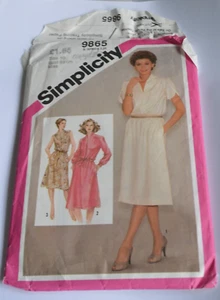 sewing pattern dress in 3 styles size 10 - Picture 1 of 1