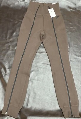 $130 NUEVO Pantalones Nike Para Mujer NSW Tech Polar Cintura Alta Ajustados Cremallera FN7129 Pequeños Foto 1 de 4