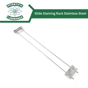 Scientific Labwares Slide Staining Rack Stainless Steel for Sinks Up to 21" - Picture 1 of 1