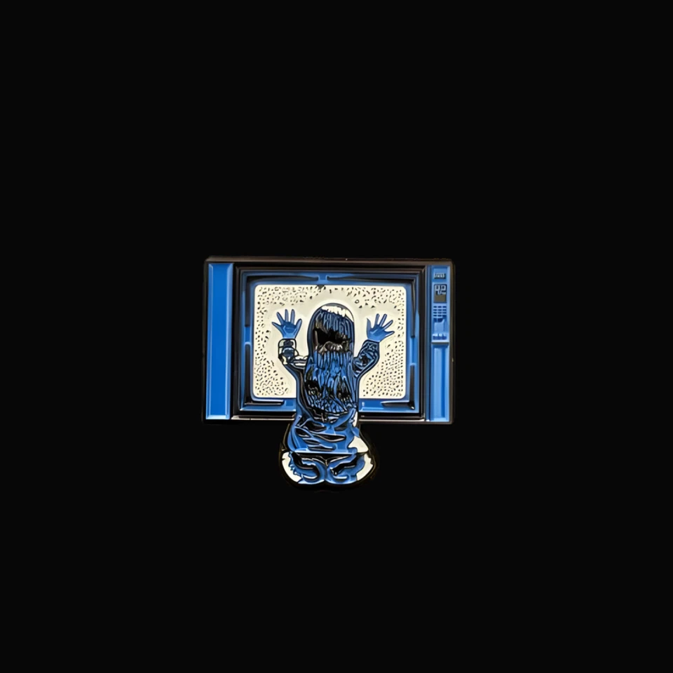 Poltergeist TV Possession Enamel Lapel Pin 80s Horror Movies Collectable - New - Image 1 of 1