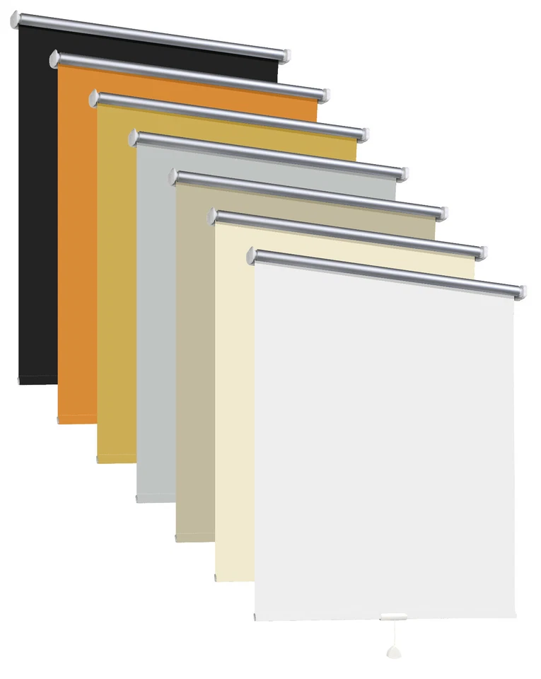 Thermorollo Verdunkelungsrollo Tür Fenster Rollo verdunkelnd Alu Beschichtung - Bild 1 von 2