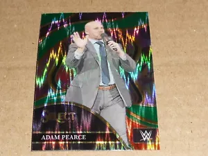 2024 Panini Select WWE WRESTLING RINGSIDE GREEN FLASH PRIZM ADAM PEARCE #218 - Picture 1 of 1