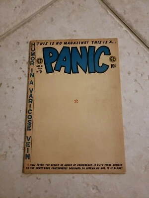 EC Comics PANIC No. 6 1954 Humor MAD Tales from the Crypt Vault of Horror  - Image 1 of 4