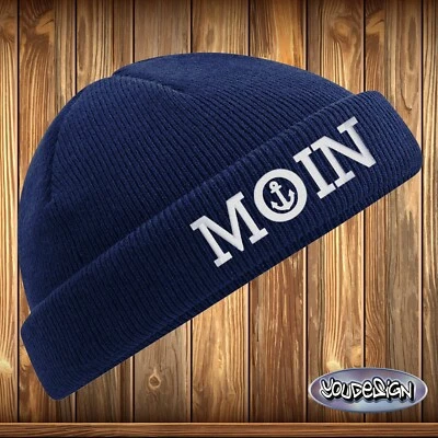 Moin Beechfield Original Mini Fisherman Beanie Nordisch Hamburg Mütze Anker