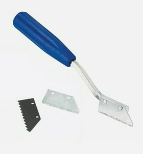 CARBIDE GROUT RAKE REMOVER & GROUT SAW EDGE CERAMIC FLOOR WALL TILES 2 BLADE . - Picture 1 of 4