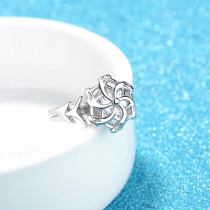 Galadriels Herr der Ringe Nenya Ring Ring des Wassers Damen Schmuck mehrere Größen - Bild 1 von 8