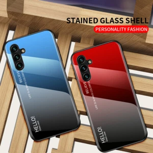 Para Samsung Galaxy A14 5G, Moda Carcasa de Vidrio Suave Parachoques Goma Estuche Cubierta - Imagen 1 de 16