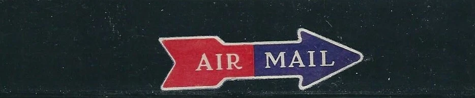 UNITED STATES AIRMAIL LABEL mid-20th century - Image 1 of 1