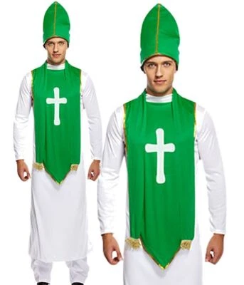 Disfraz de Duende Irlandés Religioso Preisto Día de San Patricio Foto 1 de 3