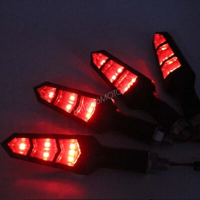 4X 4.5" Plastic LED Turn Signal for Suzuki Gixxer GSX GSXS GSXR 600 750 1000 W X - Image 1 of 4