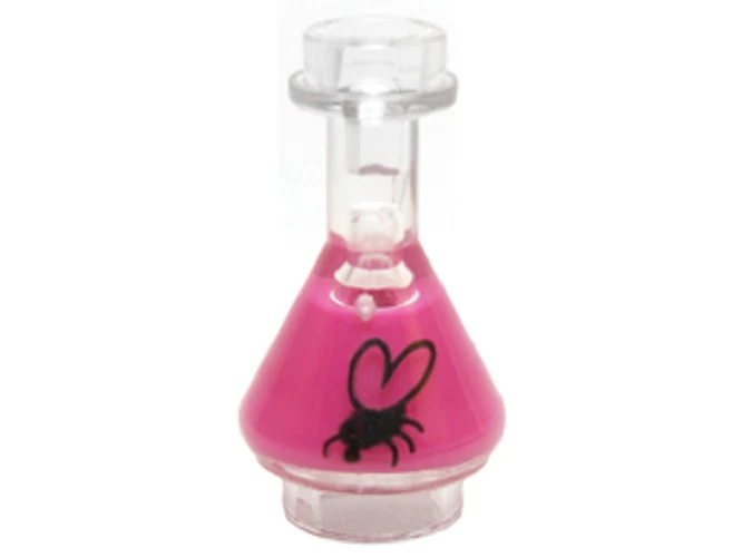 LEGO Minifigure Science Fly Beaker Pink Potion Bug FLASK Bottle Mad Scientist - Image 1 of 1