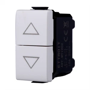 Compatibile BTicino Matix modulo pulsante doppio saliscendi bianco tapparella - Imagen 1 de 1