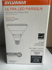 Sylvania Ultra LED PAR30LN Long Neck Spot 1800 lumens Wet Rated High Output NIB - Picture 1 of 5